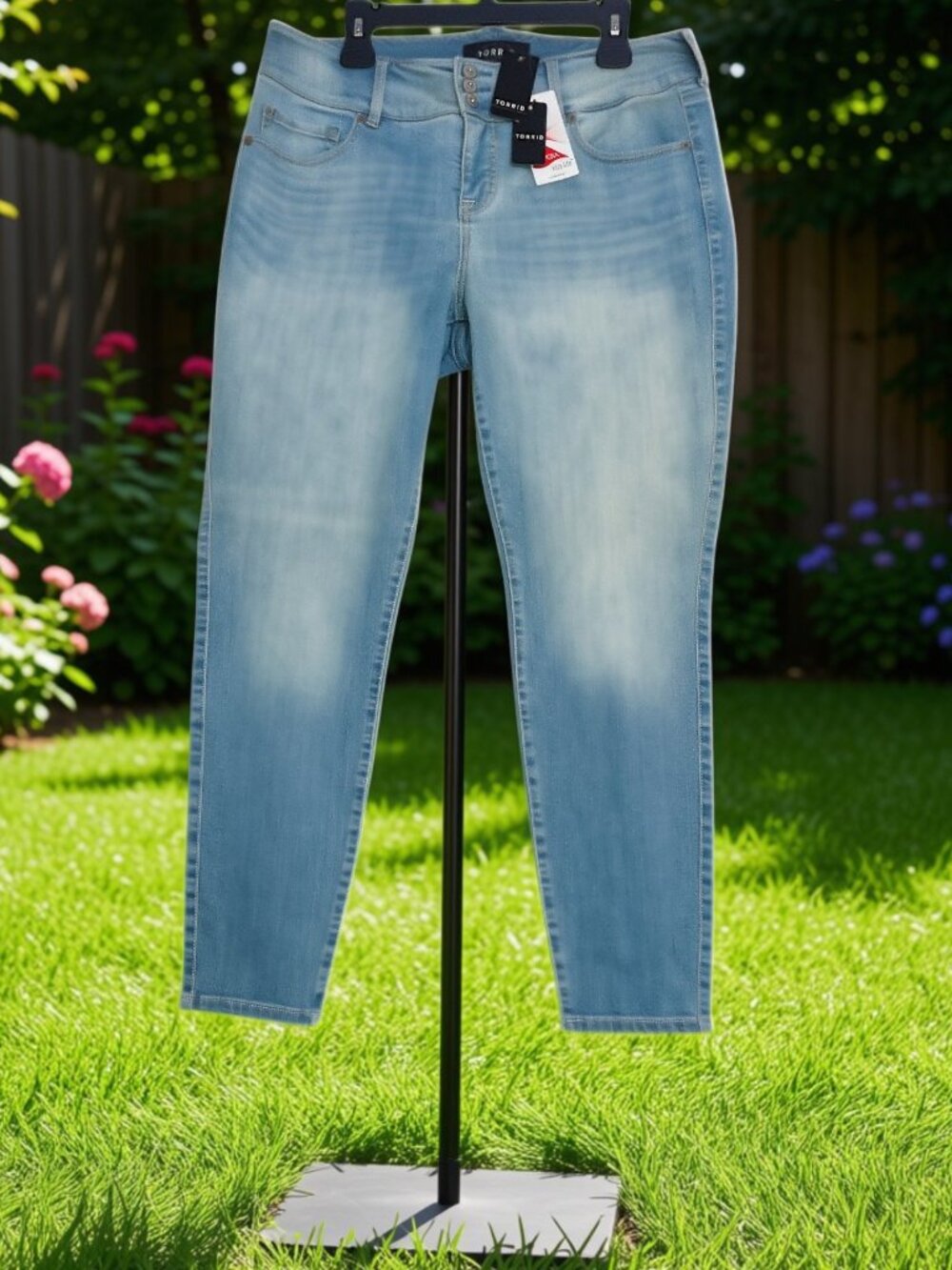 NEW TORRID 18R Plus Size Blue Jegging Jetty Stretch Jeans